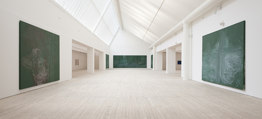 Rita Ackermans stora, mörk-gröna 