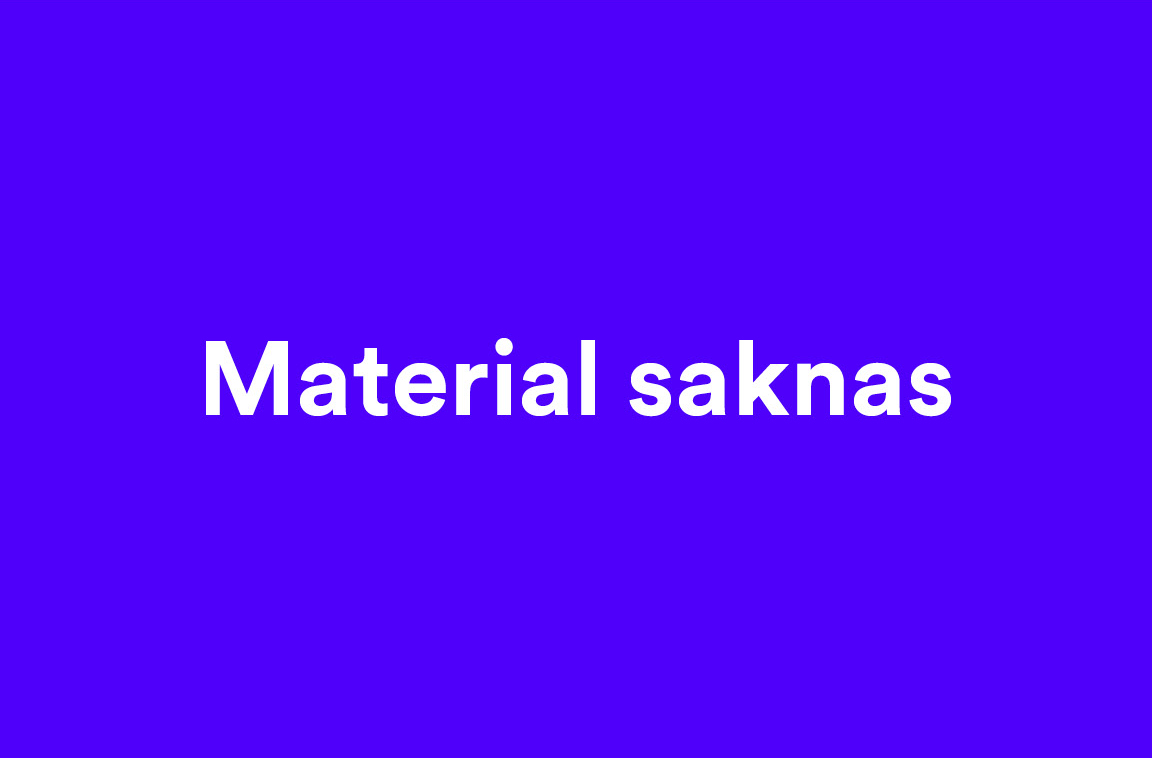 Blue image with the text "Material missing".