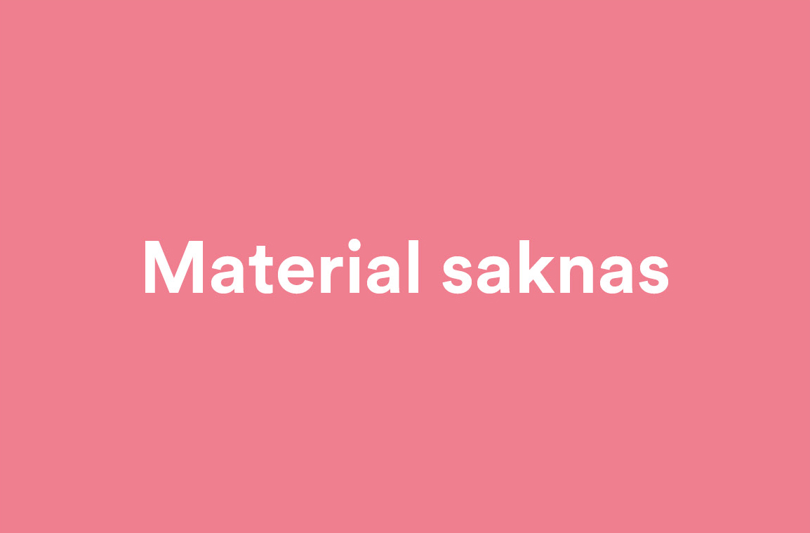 Pink image with the text "Material missing".
