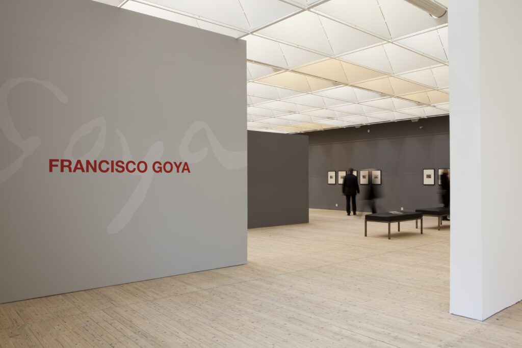 Ingången till Goya-utställningen på konsthallen 2011.
