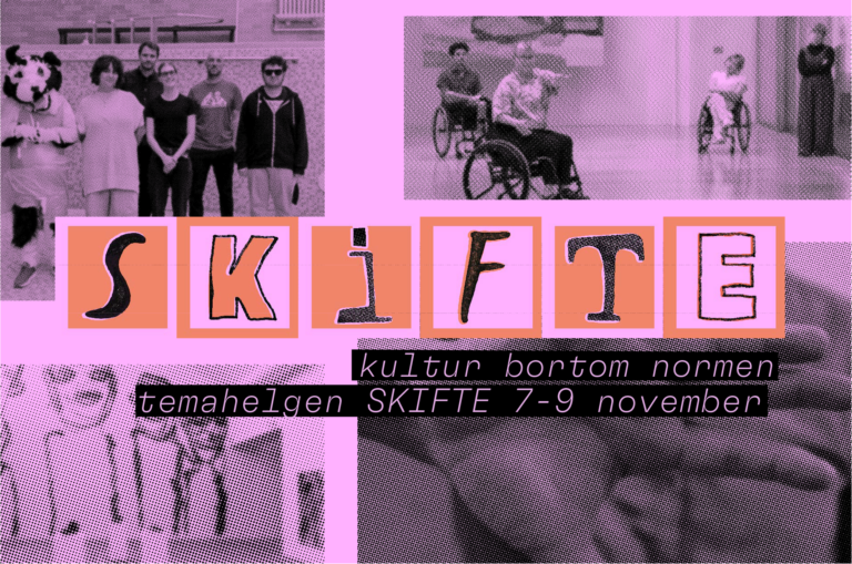Signalbild för temahelgen Skifte – Kultur bortom normen: bilder som representerar ett urval av temahelgens program.