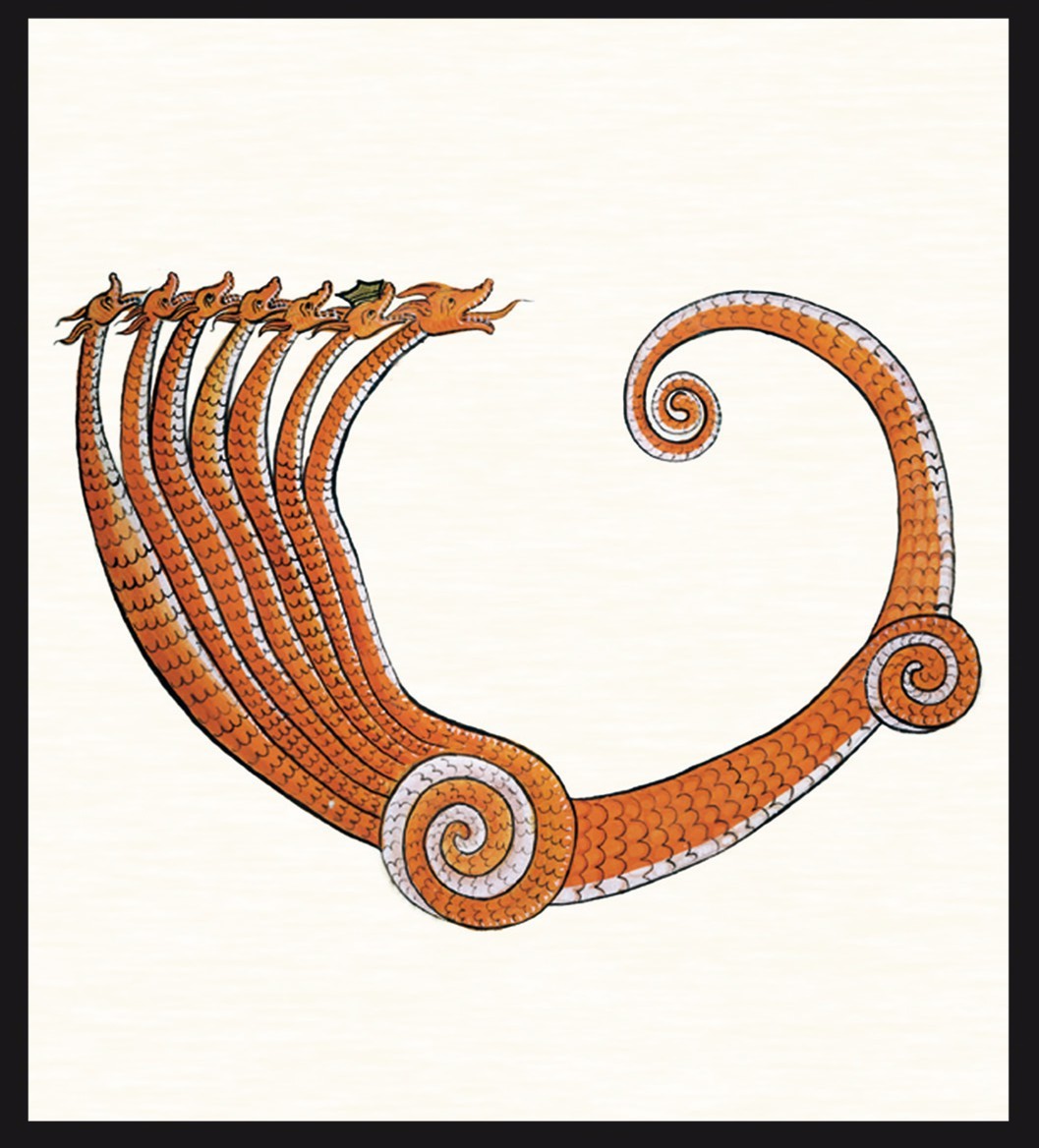 Omslaget till tidskriften Fronesis temanummer "Framtider". Ett konstverk i färgerna vitt och orange.