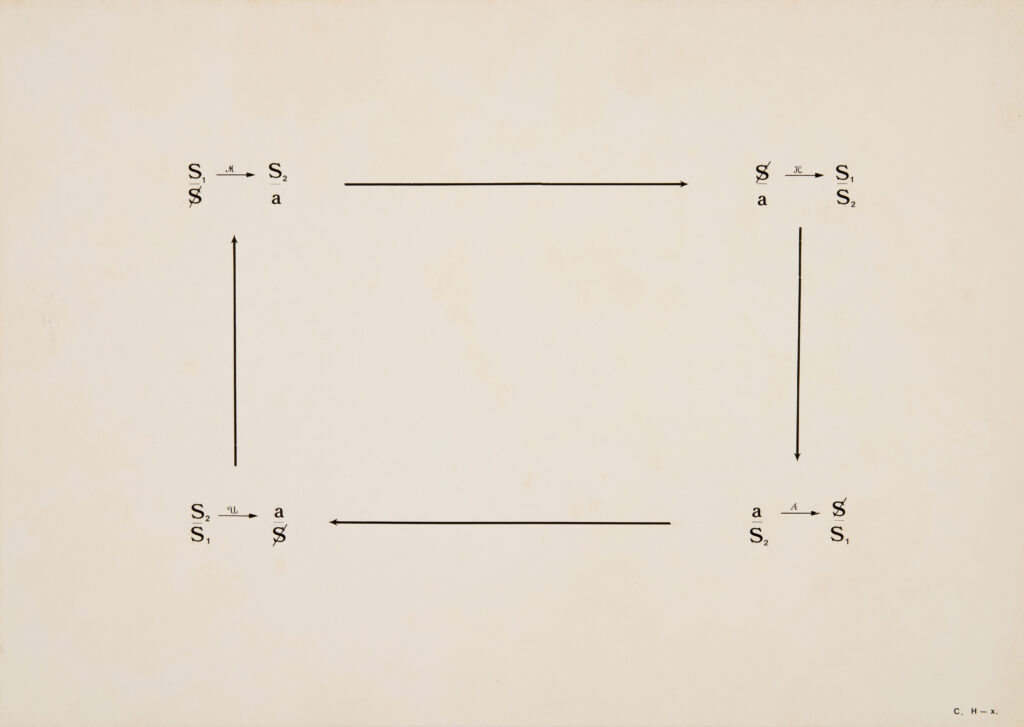 Ljus bild med formel. Av konstnären CC Hennix.