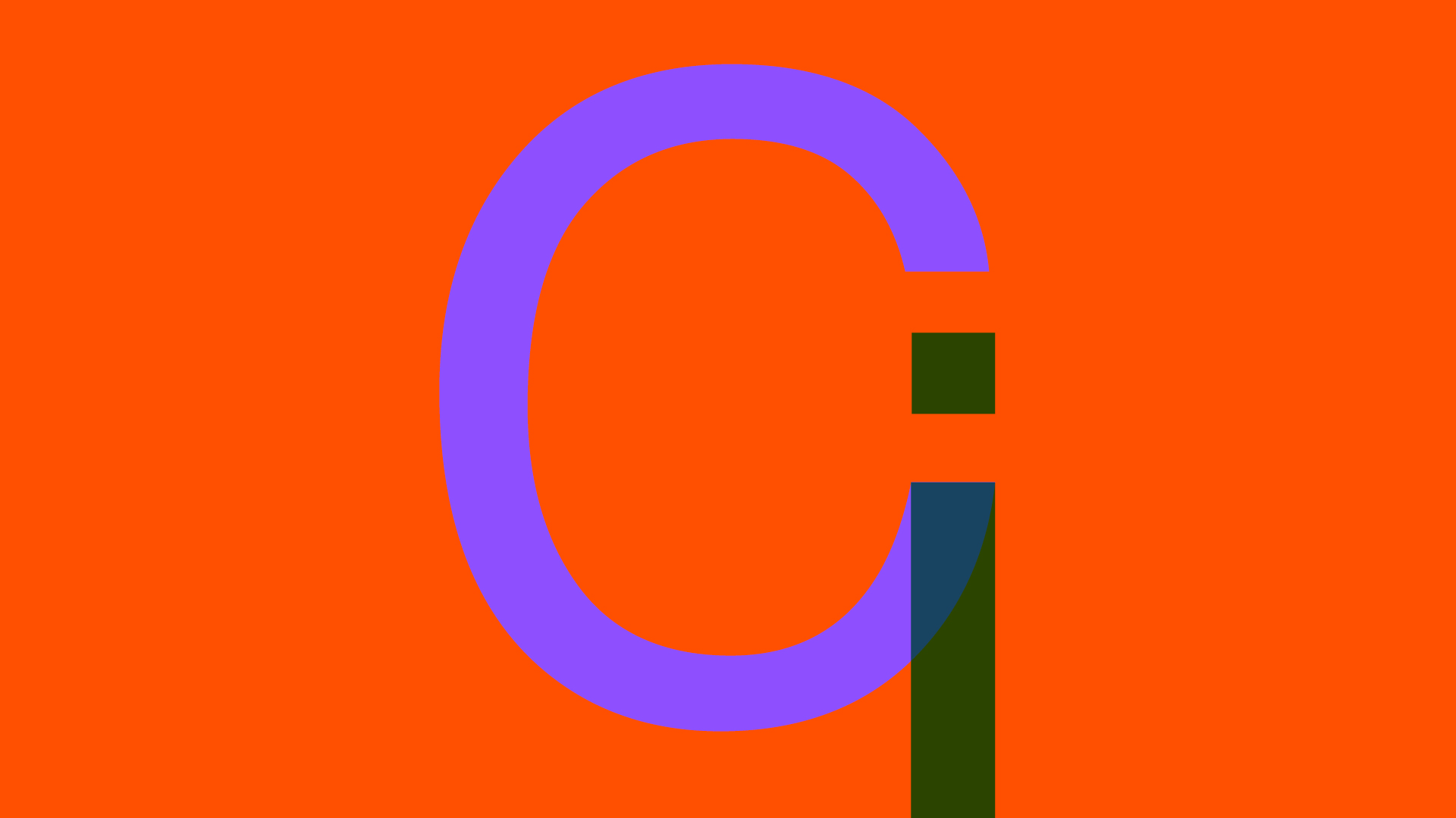 Orange bild av ett grafiskt element.